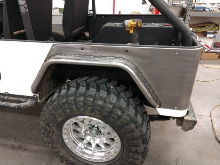 Roxor DIY Rear Tube Fenders On The Rox