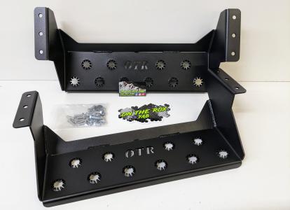 Product image for Roxor side steps in Black Powdercoat